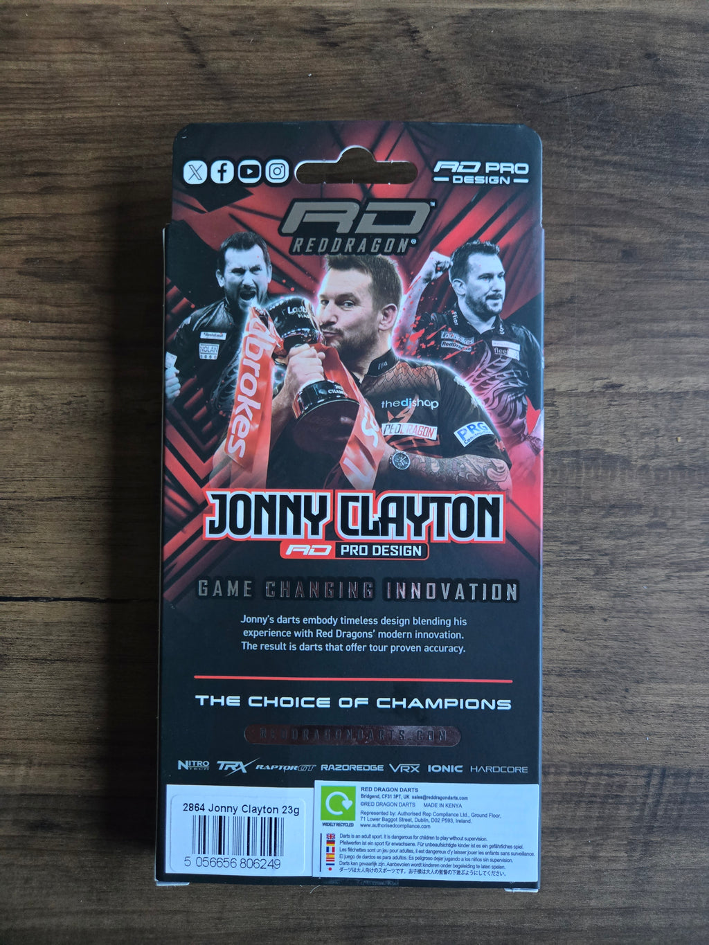Red Dragon Jonny Clayton Hiraeth Darts